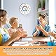 Kinderwanduhr Lautlos, Bunte Lernuhren Ohne Tickgeräusche - Farbenfrohe Lernwanduhren Für Wohnzimmer, Küche, Schule, Kinderzimmer