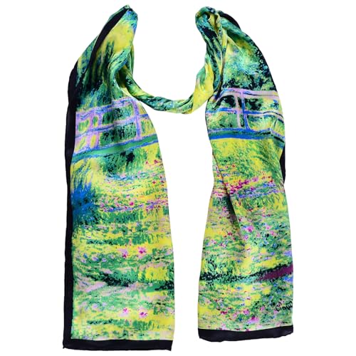 Silk Scarf For Women Fashion Women Long Silk Scarf Women 100% Silk Scarves Paintings Fashion Silk Scarf2