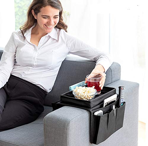 InnovaGoods Sofa dienblad met handgreep organizer, 54 x 31 x 4 cm - Image 6