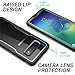 YOUMAKER Case for Galaxy S10, Crystal Clear Heavy Duty Protection Full Body Shockproof Slim Fit Without Built-in Screen Protector Cover for Samsung Galaxy S10 6.1 inch - Black