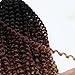 3pcs/pack Kinky Curl 12Inch Afro Kinky Twist Hair Crochet Braids Soft Synthetic Crochet Hair Extention (12inchOTbrown)