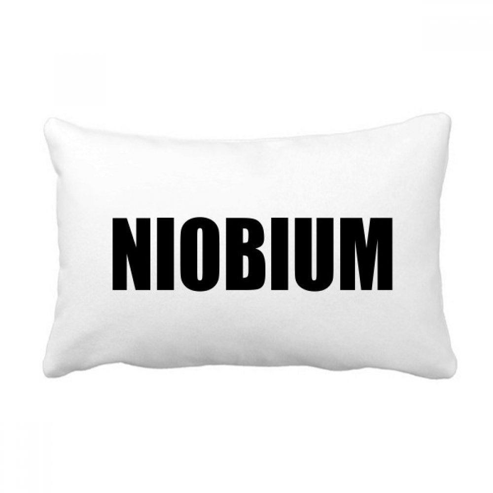 Coussin lombaire Niobium élément de chimie décoratif canapé multicolor