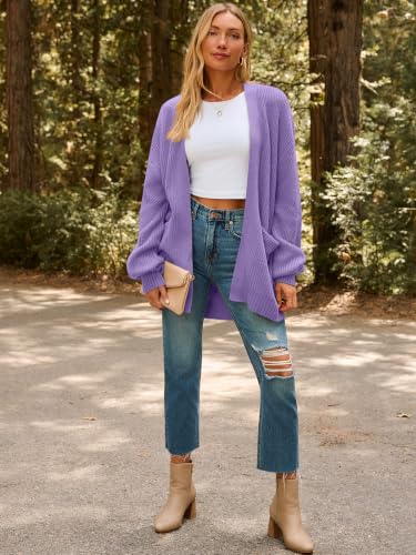Image of LILLUSORY Oversized Cardigan Sweaters for Women 2026 Fall Fashion Outfits