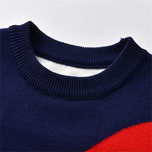 EnJoCho Kids Warm Sweater Toddler Kids Girls Boys Christmas Dinosaur Cartoon Sweater Casual Prints Knitted Long Sleeve Tops3