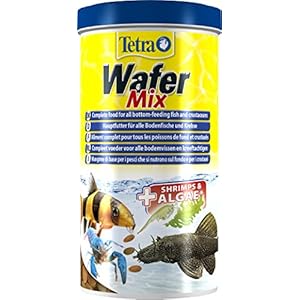 Tetra Wafer Mix – visvoer voor alle bodemvissen (bijv. meerval) en kreeft, voor een gezonde groei en een betere…