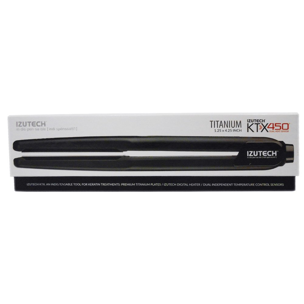 Amazon.com: izutech KTX 450 lt Titanio 1.25 inch Flat Iron : Belleza y  Cuidado Personal