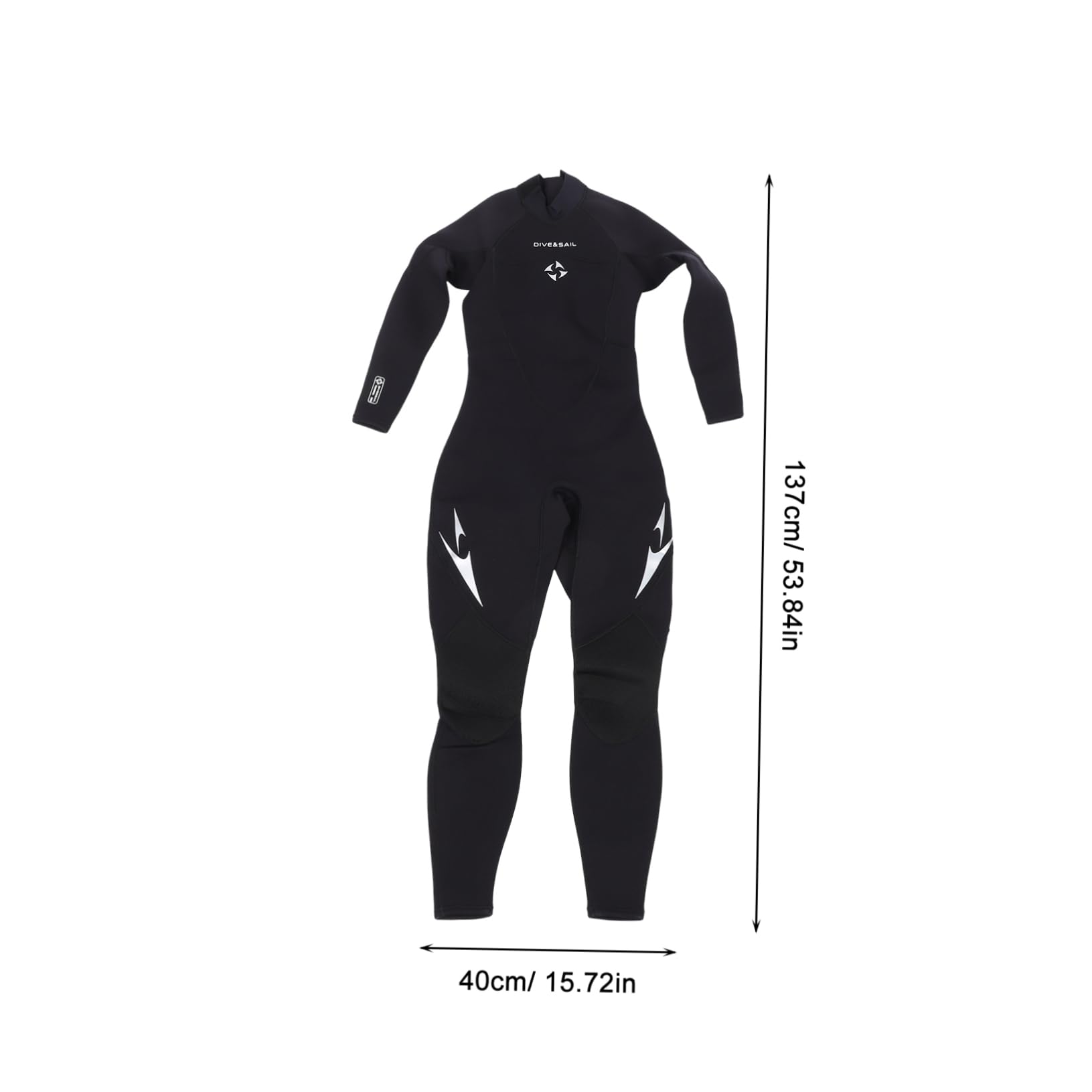 Abaodam Women Long Sleeve Wetsuit Durable Neoprene Cloth Surfing Suit for Diving Snorkeling Water Sports Versatile Bathing Suit for Enthusiasts