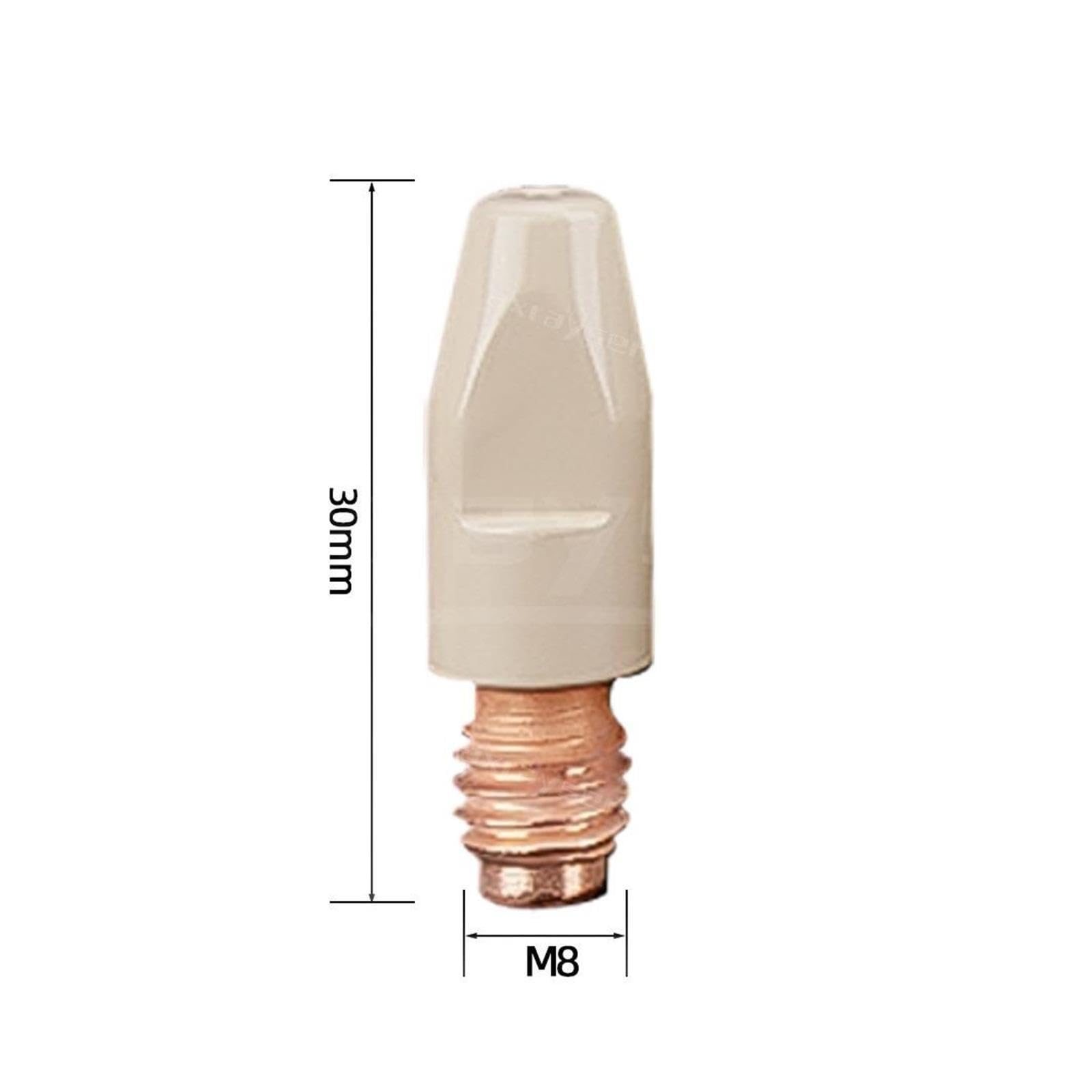 Ensembles de 0.8/1.0/1.2mm, Support de Pointe de buse à gaz for Torche MIG de 36KD MIG MAG(0.8mm,20 Pcs)