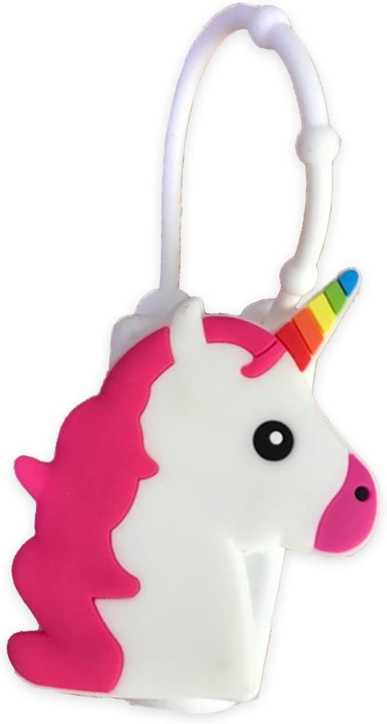 Hand Sanitizer Holder Cute Unicorn Hand Sanitizer Holder for Backpack, for 1 oz Bottle (Unicorn)