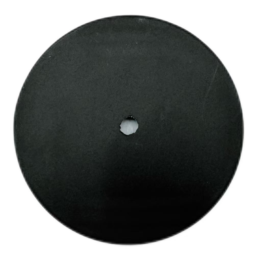 Khtumeware-355 Round Backplate, Matte Black, 2-9/32 in (58 mm), 10-Pack