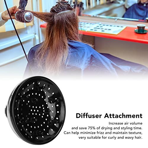 Secador de Cabelo Difusor, ABS Seguro Difusor de Cabelo Profissional Moda Distribuição de Calor para