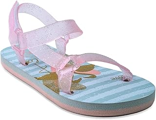 صندل سلينج للبنات الكبيرات من كابز، لون ذهبي فلامنجو، مقاس 28 EU