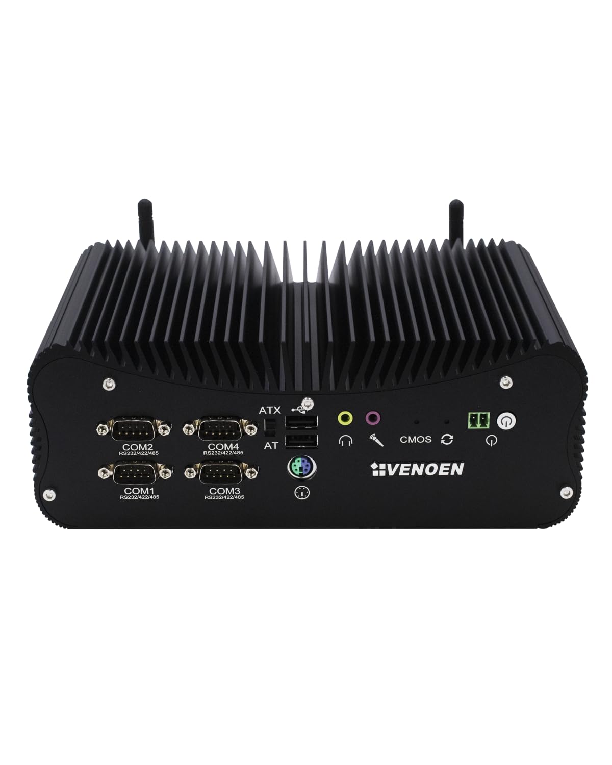 Industrial Mini PC Core i7 1165G7, lüfterlos PC I7, Dual 2.5Gbe Lan, 9-36V | Industrie Computer 6 RS232/RS485 COM, 14Pin GPIO, HD, VGA, SIM-Slot, Wifi, BT4.2, Win 11/Linux, 16GB RAM 256GB SSD