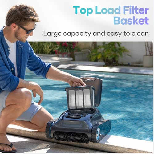 Image of Aiper Scuba S1（2024） - Robotic Pool Cleaner, Powerful Suction, 150-Min Runtime, Wall & Waterline Cleaning, for Inground & Above Ground Pools up to 1600 sq.ft