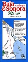 Baja California & Sonora, Mexico Tourist Map 0938448730 Book Cover