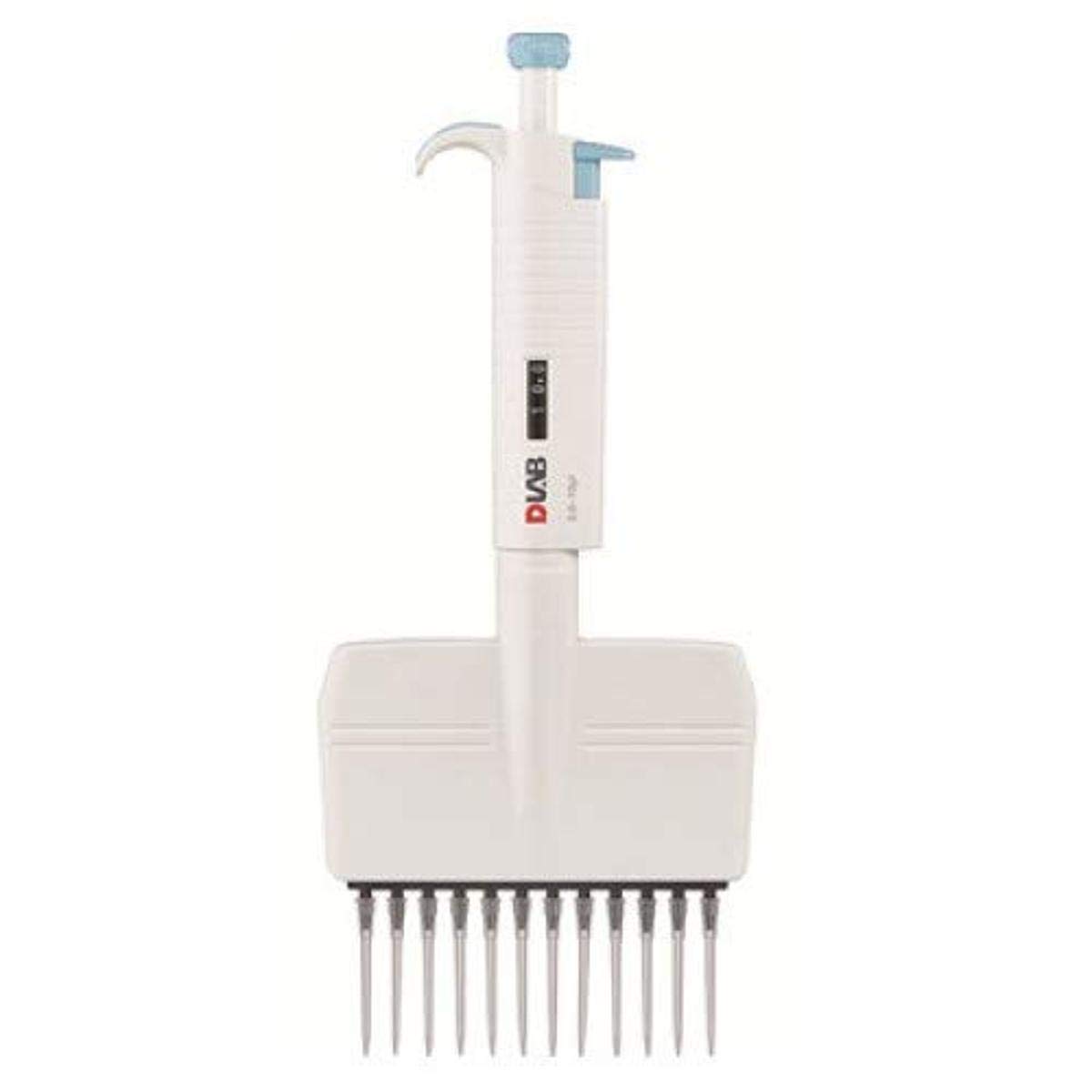 DLAB 7030304006 Micropette Plus Twelve-Channel Adjustable Volume, 5-50 ul