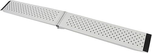 SEBLAFF Rampa de carga de motocicleta de 6.5 pies de largo x 8.5 pulgadas de ancho, 600 libras de repuesto para motocicleta, camión, motos de cross,