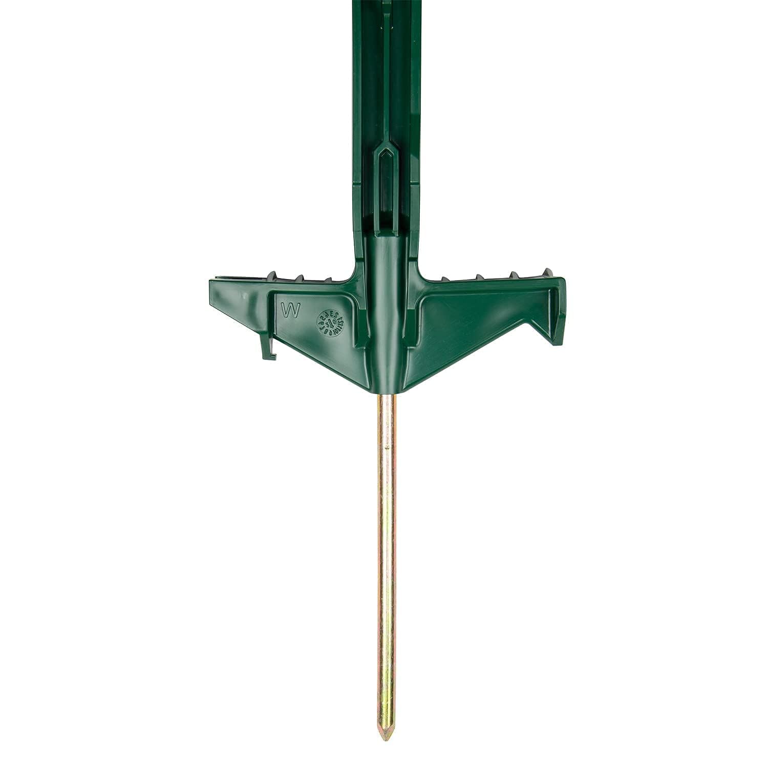 Weidezaunpfähle Kunststoff 20 Stück grün 108cm Doppeltritt mit Ösen