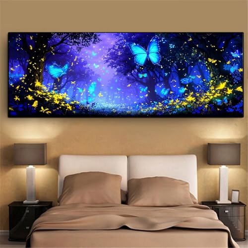 Diamond Painting Papillon et Arbre Mefooge 50x150cm Kit Complet