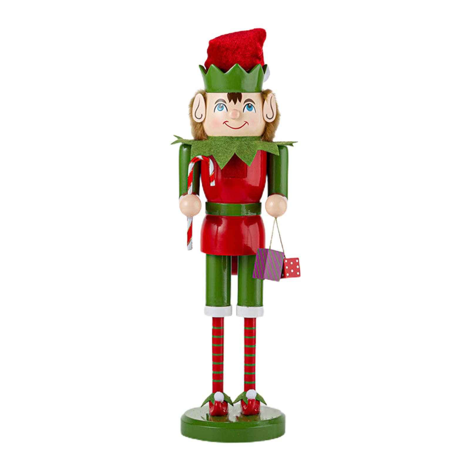 Tsophreniq 15 Inch Wooden Christmas Soldier King Figurine Toy Ornaments for Holiday Christmas Decorations Shelves King