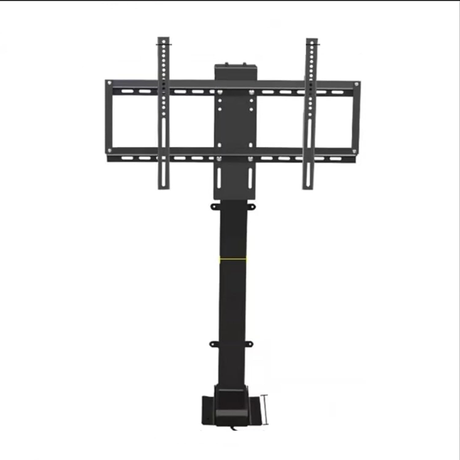 Supporto TV, supporto da parete for monitor, sollevamento elettrico telescopico, rotazione manuale di 360° a sinistra e a destra, 26-70 pollici, con carico di 60 kg/132 ​​libbre