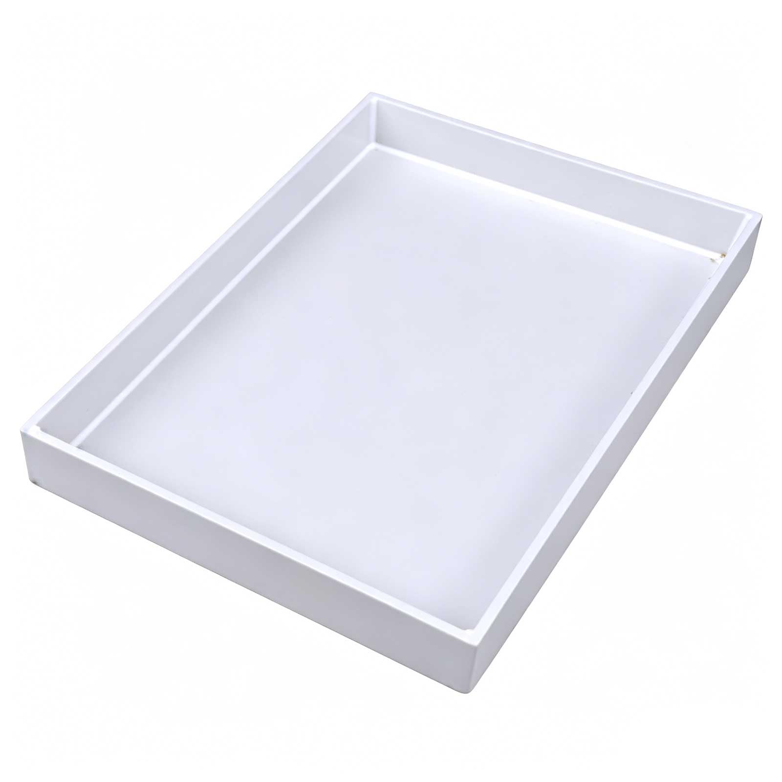 QSNYJPL Water Tray, PP Plastic Drip Tray, Large Drip Pan Sealed and Leak-proof for Laboratories, Homes, Kitchens(50x50cm/20x20in)