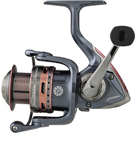 Pflueger Lady President Spinning Reel, Size 30 Fishing Reel, Right/Left Handle Position, Graphite Body and Rotor, Corrosion-Resistant, Aluminum Spool, Front Drag System, Multi - Image 3