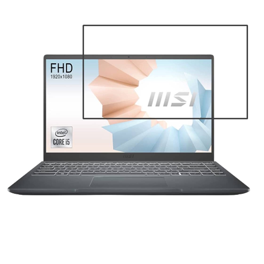 DVTECH� 9H Flexible Unbreakable Scratch resistance Leptop Screen protector for MSI Modern 14, Intel i5-10210U (14 inch) (Not a Tempered glass) (B0BFRB58RP) Amazon Price History, Amazon Price Tracker