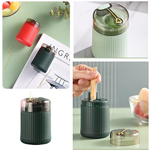 image for ALUXY Automatic Toothpick Dispenser, Portable Creative Toothpick Holde