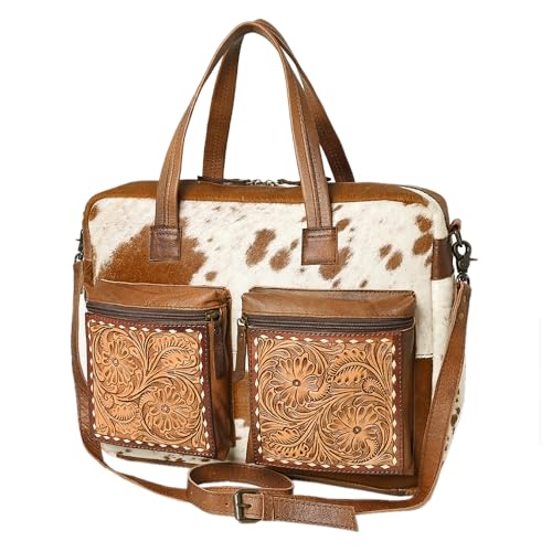 Bolso Tote American Darling en cuero con detalle floral miniatura 1