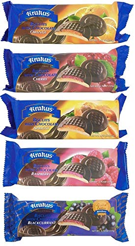 Amazon.com: KRAKUS DELICJE Variety Pack European Biscuits Strawberry ...