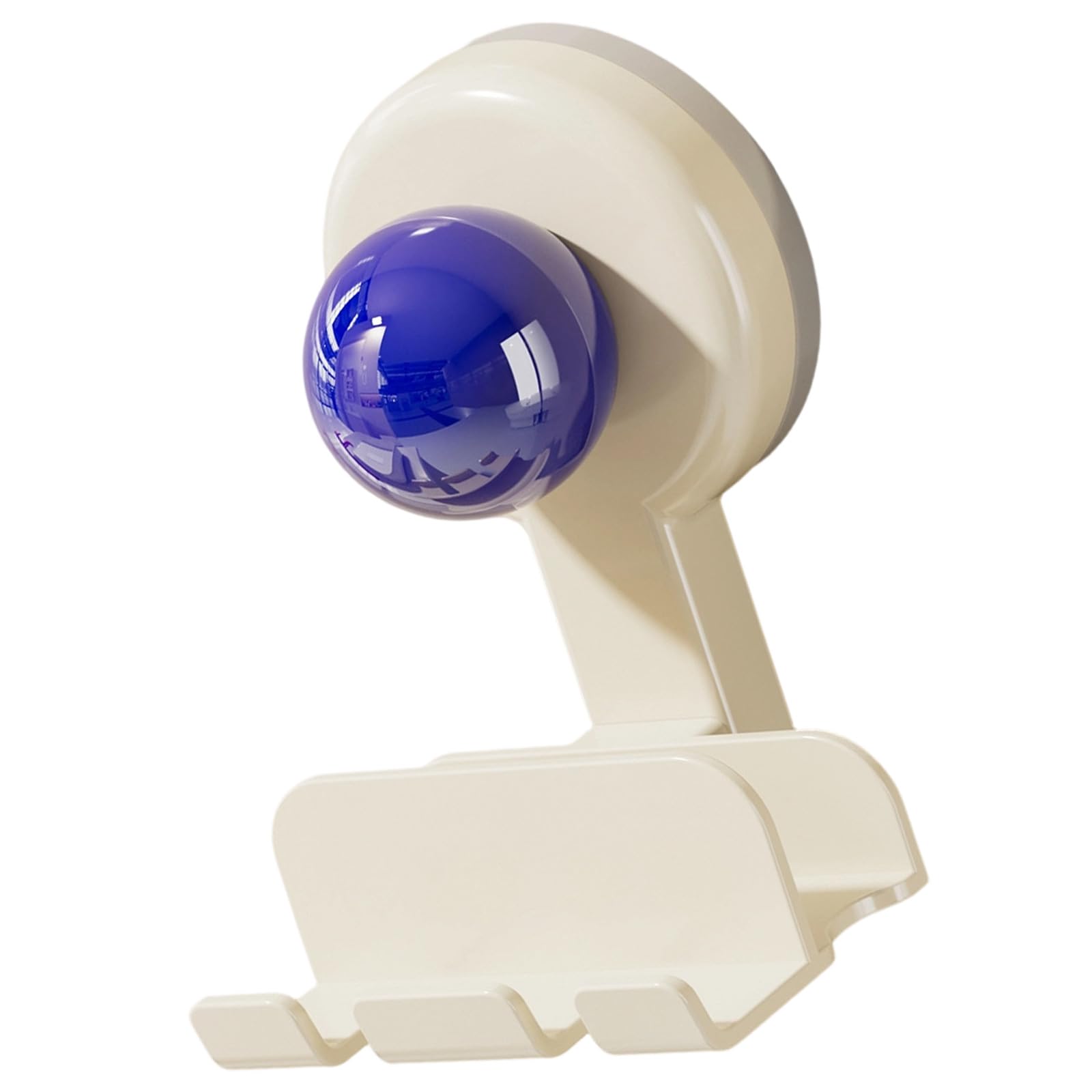 Woedpez A Drillless Bathroom Storage Holder Suction Cup Wall Shelf Bs Open Ccess Tray With Hooks, Renters Small Spaces Living Suction Wall Holder Drillless Storage Rack Bathroom Kitchen Sink Side Tray Hook