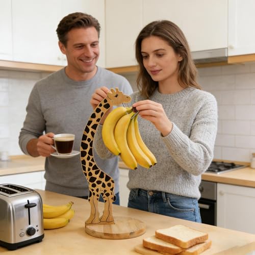 Gancho para colgar plátanos con base firme para una maduración uniforme y sana 3
