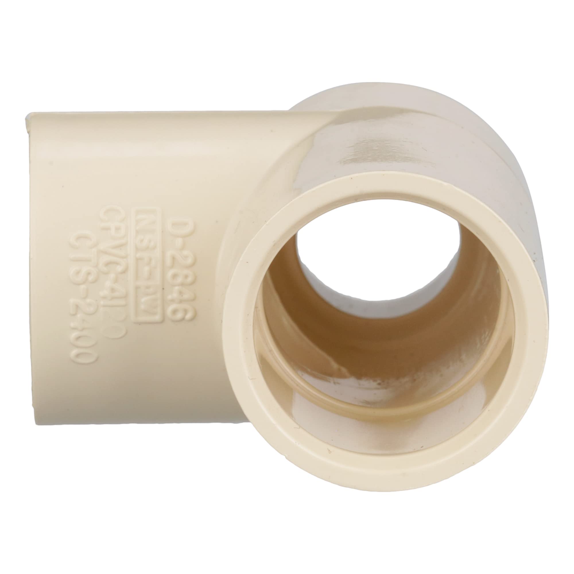 CHARLOTTE PIPE 3/4 x 1/2 x 3/4 CTS CPVC Reducer TEE HOT and Cold Water Distribution (100 Unit Box)