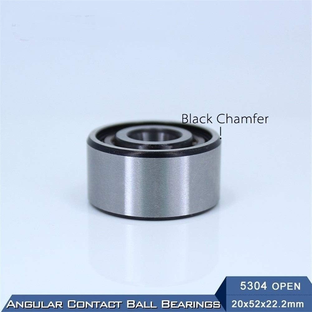 5304 Open Bearing 3304 3056304 Axial Double Row Angular Contact Ball Bearings 20 x 52 x 22.2 mm