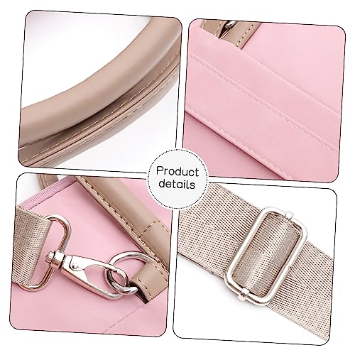Bolso de hombro para portátil y accesorios de viaje con compartimentos mujer 6