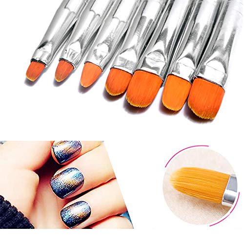 MWOOT 14 PCS Nägel Pinsel UV-Gel Pinselset Perfekt für Gel & Acryl Nägel Nailart – Bild 6