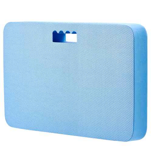Image of Baby Bath Kneeler, Extra Thick Kneeling Pad for Bathing Babies, Soft Foam Cushioning for Knee, 1.5 inch Thick Non-Slip, Fast-Drying,Gardening, Bathing Baby, Workout Supplies-Blue