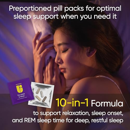 De-stress & Sleep Daily Multivitamin Supplement, Relaxation, Sleep Onset, Vitamin C, B6, Magnesium, Ashwagandha, Melatonin, L-Theanine, Valerian Root, Zinc, Zylaria (30 Pack) - Image 3