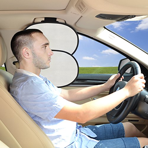 Pare-soleil fenêtre de voiture contre la chaleur et l'éblouissement double couche