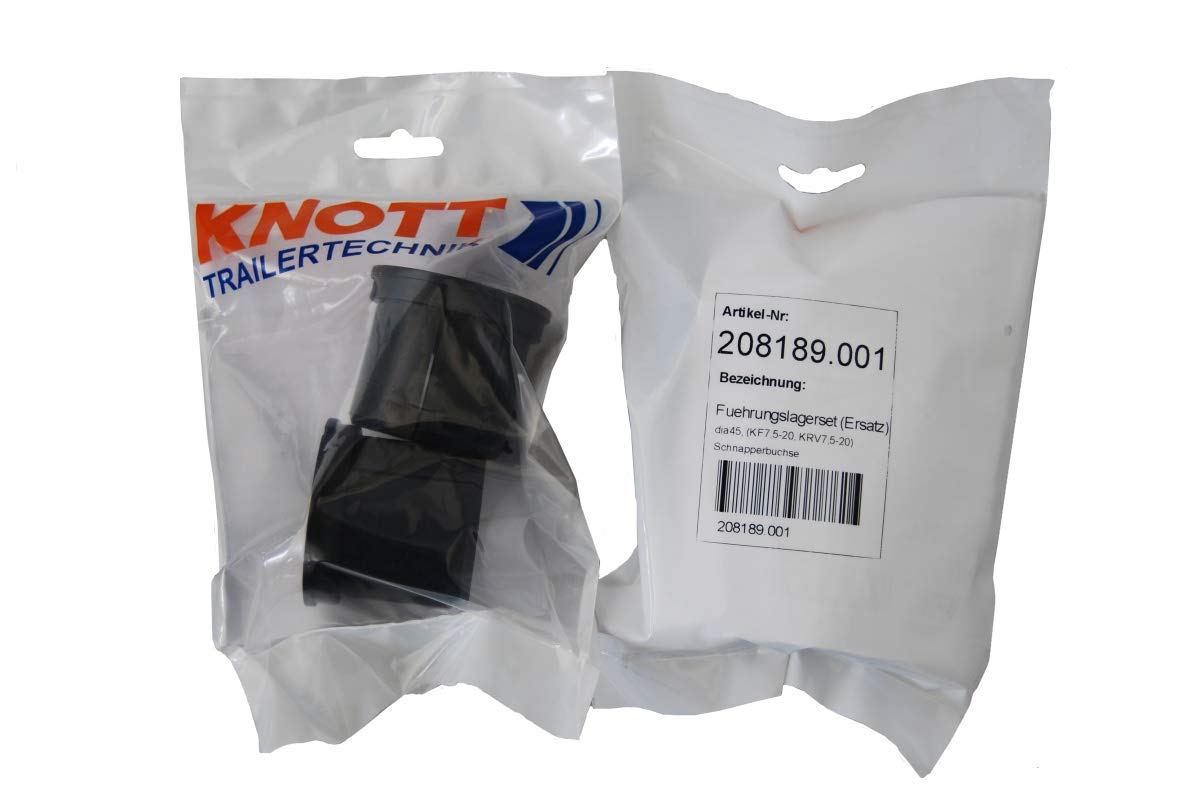 Knott Łożysko prowadzące Tuleje łożyskowe Łożyska ślizgowe Zestaw 208189.001 do mechanizmu najazdowego KF7,5-20 / KRV 7,5-20