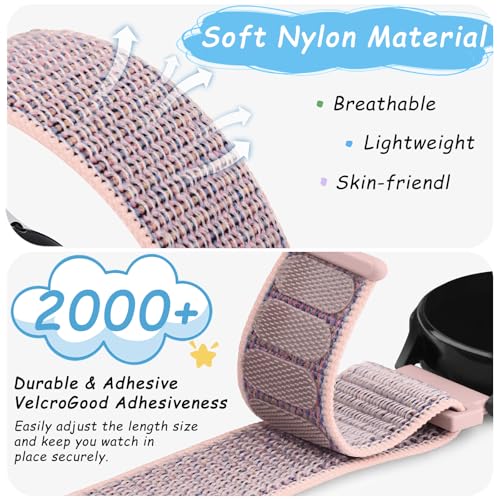 Correa de nylon ajustable Mugust para reloj infantil miniatura 3