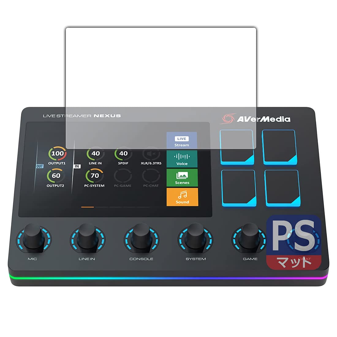 Amazon.co.jp: PDA工房 LIVE STREAMER NEXUS AX310 PerfectShield 保護