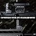 Chaos Ready | Flip Up Iron Sights - Spring Loaded Low Profile Back up Ironsights | Designed for Picatinny 1913 Pattern Rails | Co-Witness Front and Rear BUIS Combo Set |
