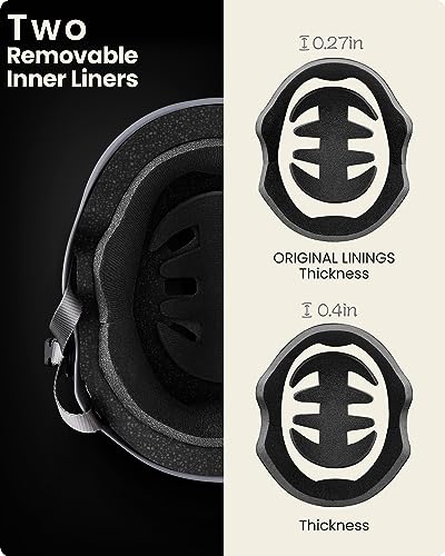OutdoorMaster Skateboard Cycling Helmet-Beetles Snug,Bike
