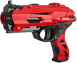 لعبة مسدس رصاص ناعم مرتفع السرعة من فينج جيا مع 6 رصاصات FJ881، لون أحمر وأسود