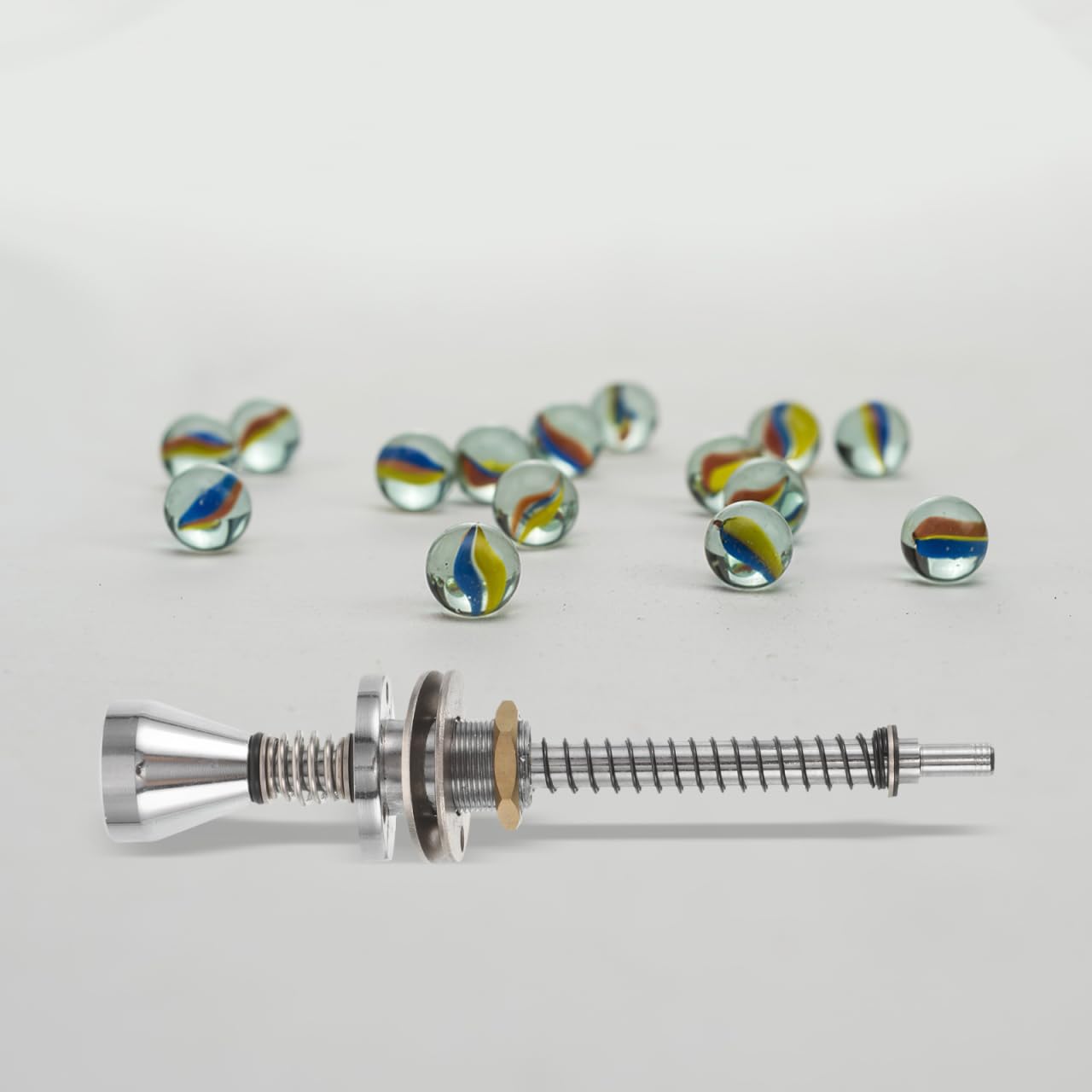 ibasenice Accessoires de Levier de Flipper pour Flipper Barre à Ressort pour Barre de Machine à sous Tireur à sous Petites pièces de Pièces de Jouet Alliage argenté