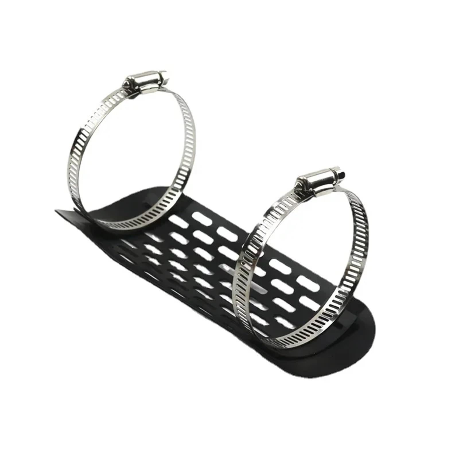 Protector térmico universal para tubo de escape de acero resistente 6