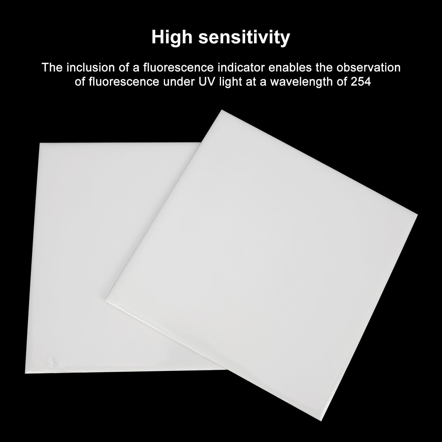 Labasics Piastra di Cromatografia su Strato Sottile con Vetro Rinforzato e Gel di Silice 60, 20 x 20 cm Piastra Analitica per Cromatografia su Strato Sottile con Gel di Silice 60 GF254, Pacco da 10