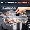 Walfos 2 Pack Universal Silicone Pot Lid Replacement Knob, Heat Resistant Pan Lid Holding Handles,BPA Free, Dishwasher Safe, Great for Slow Cookers, Skillets and Kitchen Cookware Covers #3